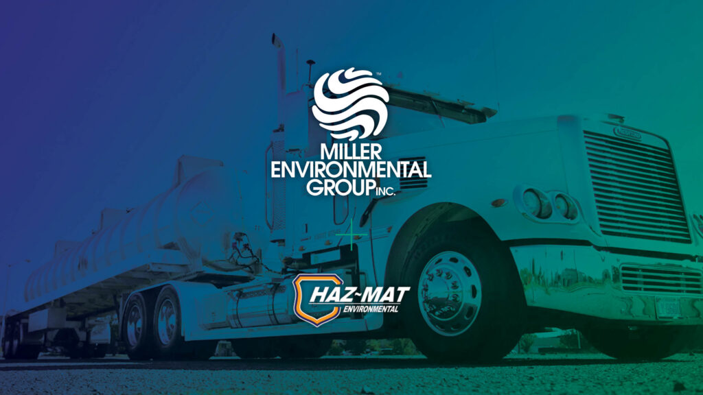 Graphic depicting Miller Environmental Group's acquisition of Haz-Mat